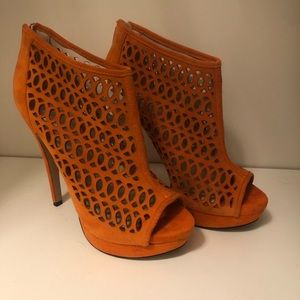 Aldo orange heels